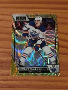 2023-24 U. D. O-Pee-Chee Platinum #108 Neon Yellow Surge Ryan Nugent-Hopkins - Picture 1 of 4