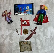 Vintage Pirate Cake Toppers Kid's Birthday Party. Whole Lot. Pirate Toys