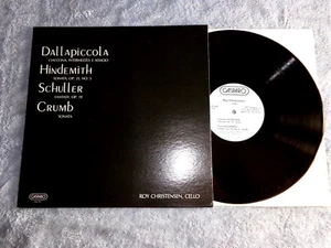 ROY CHRISTENSEN,CELLO SCHULLER CRUMB HINDESMITH DALLAPICCOLA GASPARO GS-101 - Picture 1 of 1