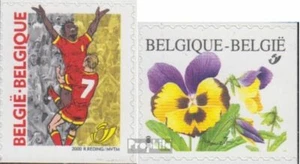 Belgium 2945Du,2987Dr mint/MNH 2000 Football, Flowers - Picture 1 of 1