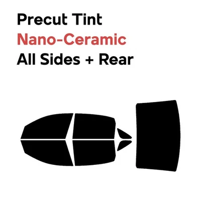Precut Window Film Automotive Nano Ceramic Tint for Chevrolet Impala 2006-2013 - Image 1 of 4