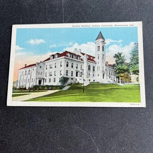 Indiana University 1949 Student Building Bloomington Exterior 1940’s - Picture 1 of 4