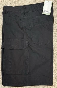 Damen H&M Divided schwarz Cargo schwarze Shorts Bermuda Größe 6 neu mit Etikett - Bild 1 von 9