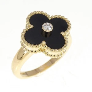 Authentic Van Cleef & Arpels Vintage Alhambra Ring #230-000-024-1242 - Picture 1 of 5