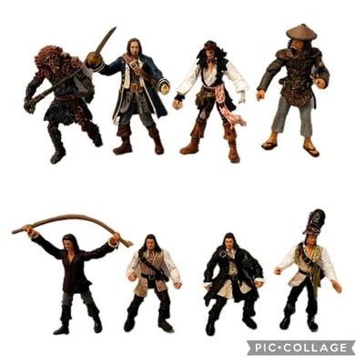 Lote Figuras Piratas del Caribe + Accesorios *8* Will Turner Jack Sparrow Foto 1 de 4