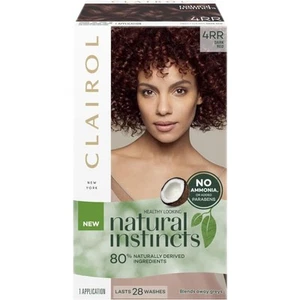 Clairol Natural Instincts Semi-Permanent Hair Colour - 4RR Dark Red - Picture 1 of 3