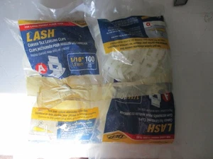 LASH Floor Tile Leveling Clips 1/16" Lot of 2 (total 200 clips) NEW - Picture 1 of 3
