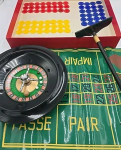 Vintage Merit Roulette Deluxe Casino Game JL Randall LTD England - Picture 1 of 15