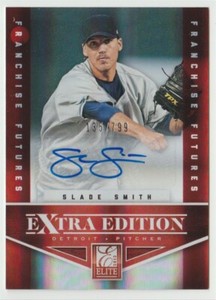 2012 Elite Extra Edition Franchise Futures Signatures #84 Slade Smith /799 