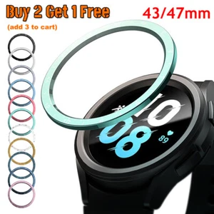 Para Samsung Watch 6 Clásico 43mm 47mm PC Bisel Estilo Marco Anillo Estuche Cubierta - Imagen 1 de 20