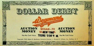 Billete derby Wegmans Super Markets 1949 dólar 10 Rochester NY - Imagen 1 de 2