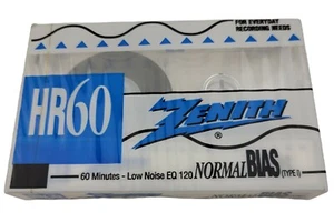 Zenith Blank HR60, Normal Bias, Type I Blank Cassette Tape - Imagen 1 de 6