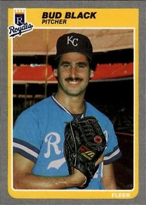 1985 Fleer #198 Bud Black - Picture 1 of 2