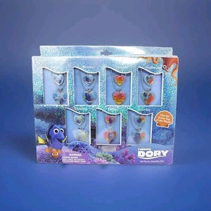 H.E.R. Accessories Disney Pixar Finding Dory Jewelry Set Neckage Rings 14 Pieces - Picture 1 of 1
