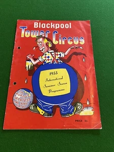 Programme Cirque -Blackpool Tower Circus - 1955 International Summer Season - Picture 1 of 4