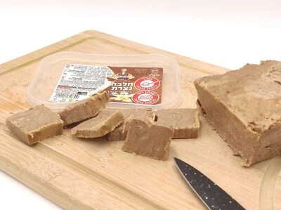 Halva Holy Land Nazareth Kosher Vanilla Choco Tahini 400G Snack Sesame Candy - Imagem 1 de 4