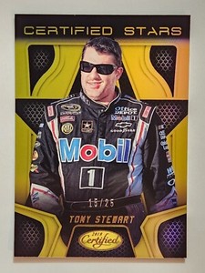 2018 Panini Certified NASCAR Racing Stars #CS23 Tony Stewart Mirror Gold #15/25