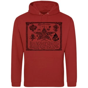 Book Of Shadows Incantation, Unisex Hoodie XS - 5XL, Witchcraft, Supernatural - Picture 1 of 20