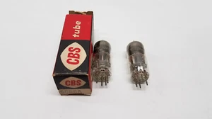 CBS Hytron 6CB6A Vacuum Tube Vintage NOS set of 2 - Picture 1 of 2