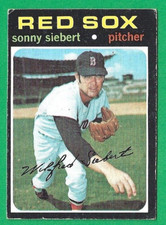 Sonny Siebert 1971 Topps High Series #710 - GOOD - Boston Red Sox