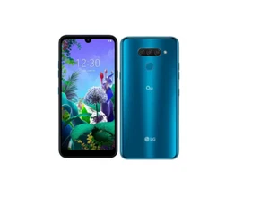 LG Q60 LMX525EAW 64GB DUAL SIM SMARTPHONE 6,26" 4G LTE 16 MP OCTA CORE BLAU - Bild 1 von 6
