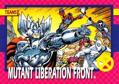 MUTANT LIBERATION FRONT / X-Men Series 1 (Impel 1992) BASE Trading Card #77 - Image 1 of 2