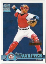 2000 Pacific Paramount Holo Green 93/99 JASON VARITEK  #42 - RED SOX