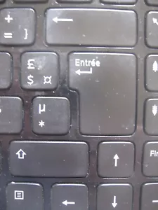 Une Touche Clavier Français original dell inspiron 15Z MSK L azerty One KEY - Foto 1 di 1