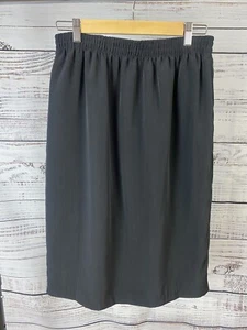 Susan Graver Sportswear Women's Black Lined Skirt Size M - Picture 1 of 3