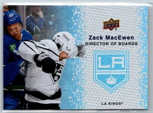 2023-24 UPPER DECK DIRECTOR OF BOARDS ZACK MACEWEN LOS ANGELES KINGS #DB-9 - Picture 1 of 2