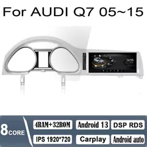 Radio estéreo GPS navegación para automóvil Android 10,2" Wifi Carplay para AUDI Q7 2005~2015 - Imagen 1 de 12