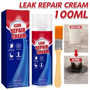 Leak Repair Waterproof 100ml Sealant Spray+Brush Bathroom Wall Pipe Repair Tool - Picture 1 of 8