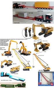 1/87 siku crane Liebherr excavator kdw construction handling paw/shovel dump - Picture 1 of 21