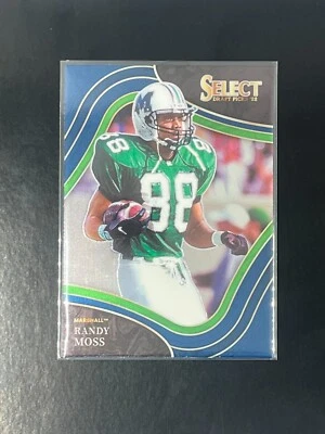 2022 Panini Select Draft Picks - Field Level Randy Moss #162 Blue - Image 1 of 2
