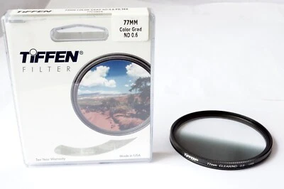 Tiffen 77mm Color Graduated Neutral Density 0.6 Filter Unused in The Case - Image 1 of 4