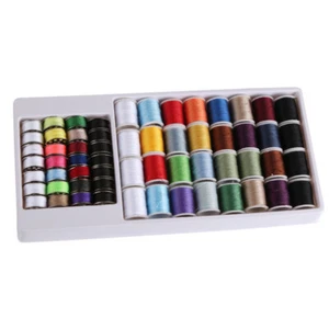 60 Pcs Polyester Thread Kit Sewing Machine Threads Multi-color Embroidery Thread - Picture 1 of 12