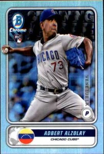 2020 Bowman Chrome #STG-AA Adbert Alzolay Spanning the Globe Refractor Cubs - Picture 1 of 2