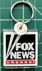 Vintage 90's Fox News Channel 2 inch Keychain FREE SHIPPING Trump Election 2024 - Picture 1 of 4