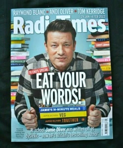 Radio Times Magazin 29/01/22 Januar 29th 2022 Jamie Oliver TV Köche Special - Bild 1 von 10