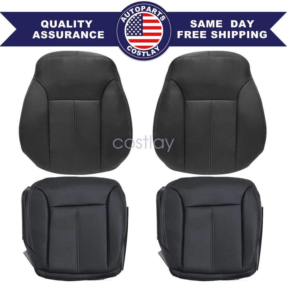 Cubierta de asiento delantera inferior o superior negra para Mercedes Benz GL450 GL550 2007-12 Foto 1 de 1