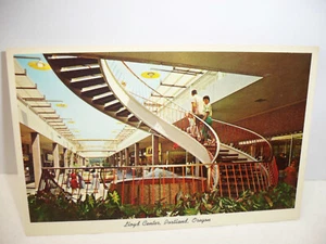 Cartolina d'epoca Lloyd Center Portland Oregon non circolata - Foto 1 di 2
