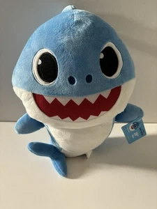 Pinkfong Blue Baby Shark 100% Polyester Cuddle Pillow Toy 16” 2020 - Picture 1 of 6