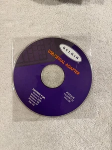 Belkin USB/Serial Adapter Driver CD - CD ONLY W/NO SERIAL #!!!! - Picture 1 of 1