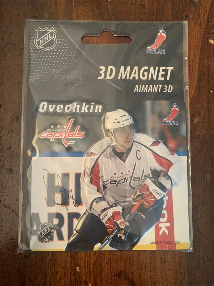 Imán 3D NHL Alex Ovechkin Washington Capitals nuevo en paquete Foto 1 de 1
