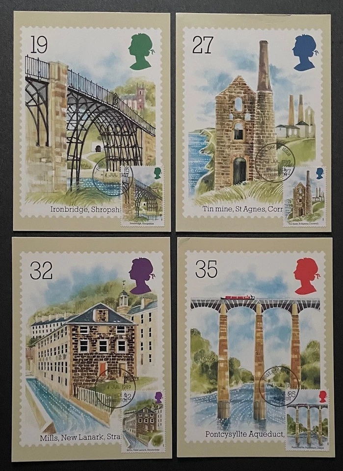 1989 Industrial Archaeology  PHQ cards. FDI Front. With Warwick CDS - Image 1 of 1