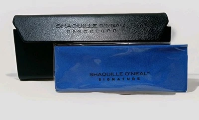 NUEVO SHAQUILLE O'NEAL FIRMA GAFAS DE SOL TRIANGULARES ESTUCHE RÍGIDO CON PAÑO DE LIMPIEZA Foto 1 de 4