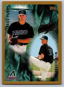 1998 Topps 499 Brad Penny Nick Bierbrodt SP Inaugural Devil Rays Diamondbacks - Picture 1 of 2