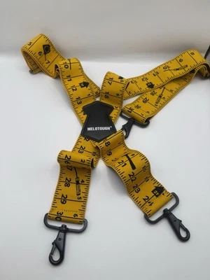 Melotough Suspenders Ruler Yellow Heavy Duty Workwear  - Image 1 of 3