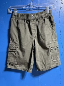 EUC Gymboree Boys Size 10 Olive Green Cargo Shorts Cotton C107 - Picture 1 of 6