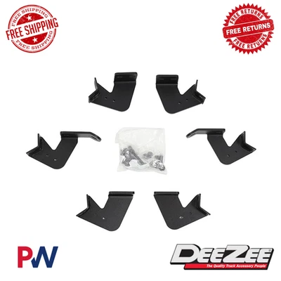 Paso lateral hexagonal de acero fundido Dee Zee negro para Toyota Tundra DZ66368 2022-2024 Foto 1 de 2